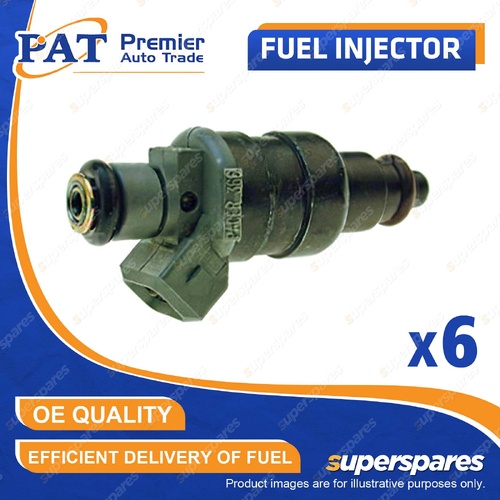 6 Pcs PAT Fuel Injectors for Jeep Grand Cherokee XJ ZG Wrangler TJ 4.0L 93-01