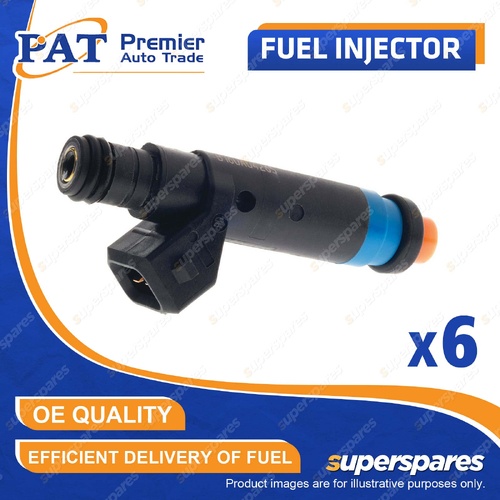 6 Pcs Fuel Injectors for Ford Fairlane Falcon Fairmont AU BA BF EA EB ED EF EL