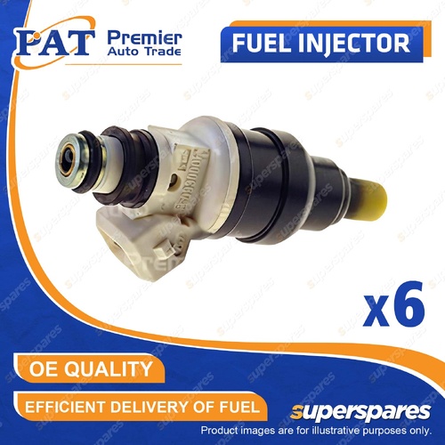6 Pcs PAT Fuel Injectors for Hyundai Sonata EF 3.0L G6AT 1989-04/1998