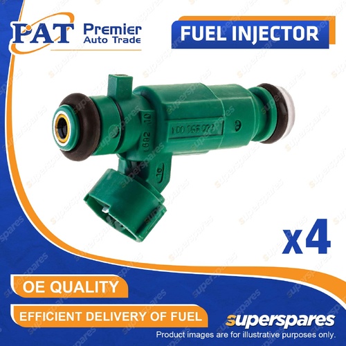 4 Pcs PAT Fuel Injectors for Hyundai Accent MC 1.6L G4ED CVVT 09/2005-06/2009