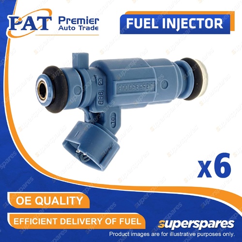 6 Pcs PAT Fuel Injectors for Kia Sorento BL 3.5L G6CU 11/2002-04/2006