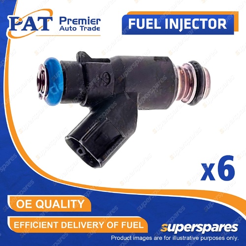 6 Pcs PAT Fuel Injectors for Kia Sorento BL Grand Carnival VQ 3.3L 3.8L