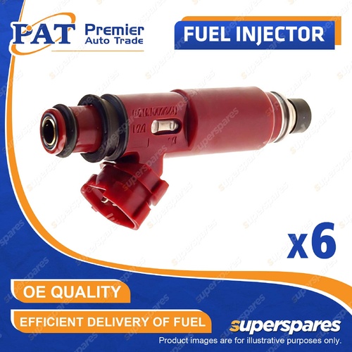 6 Pcs PAT Fuel Injectors for Mitsubishi Pajero NM NP Triton GL ML 3.5L 6G74 V6