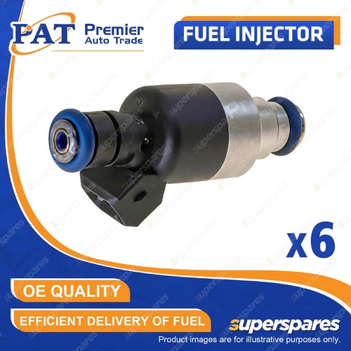 6 Pcs PAT Fuel Injectors for Holden Jackaroo L2 L5 3.2L 6VD1 V6 24V 1992-1998