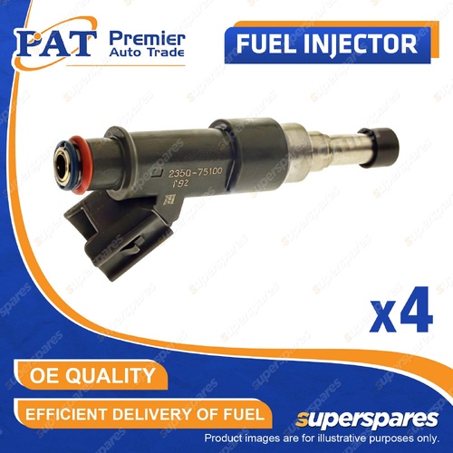 4 Pcs PAT Fuel Injectors for Toyota Hiace TRH 102 112 TRH 1TR-FE 2TR-FE 2.0 2.7L