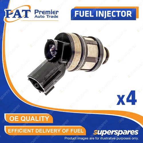 4 Pcs PAT Fuel Injectors for Nissan Avenir W10 Primera 1.8L SR18DE 1992-1998