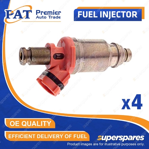 4 Pcs PAT Fuel Injectors for Toyota Carina Celica Corona ST182 ST183 MR2 SW20