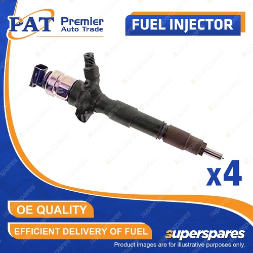 4 Pcs PAT Fuel Injectors for Toyota Hiace KDH201R KDH221R KDH223R 3.0L 2006-2010