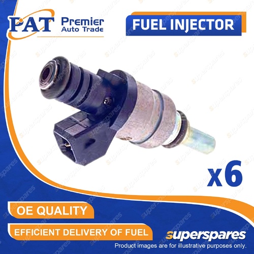 6 Pcs PAT Fuel Injectors for BMW 3 5 7 Series E39 E46 E60 X3 E83 X5 E53 Z3 Z4