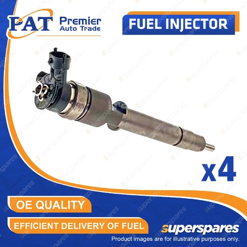 4 Pcs PAT Fuel Injectors for Mazda BT50 B2500 UN 2.5L WLAT I4 16V DOHC 2006-2011