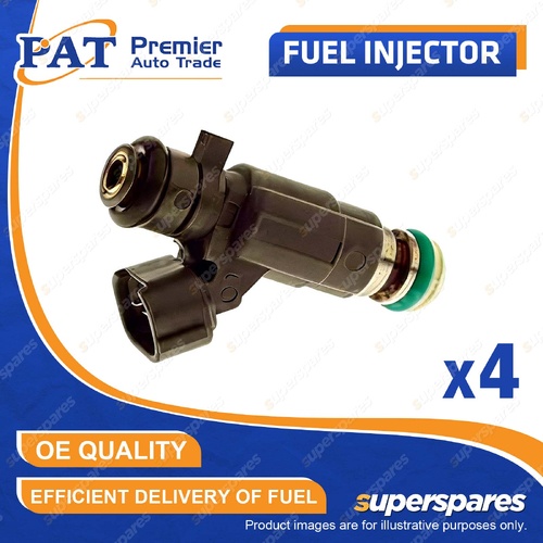4 Pcs PAT Fuel Injectors for Nissan Navara D22 Serena C24 2.0L 2.4L 1999-2002