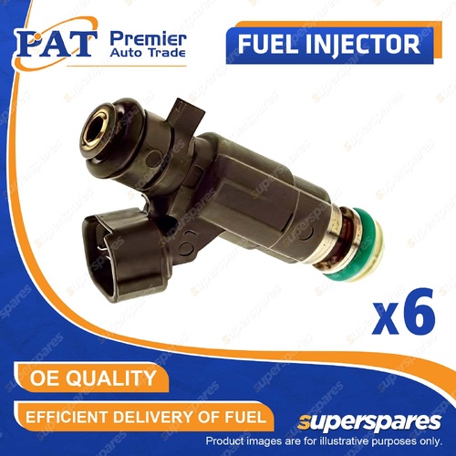 6 Pcs PAT Fuel Injectors for Nissan 350Z Z33 Elgrand E50 E51 Maxima A33 Skyline