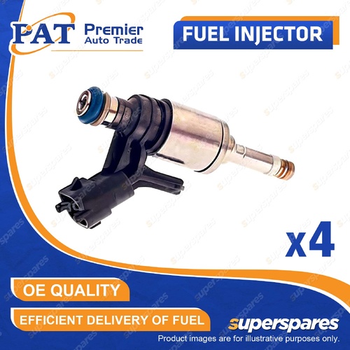4 Pcs PAT Fuel Injectors for Peugeot 207 308 3008 RCZ 5FT 5FV 5FX 5FY 2006-2023
