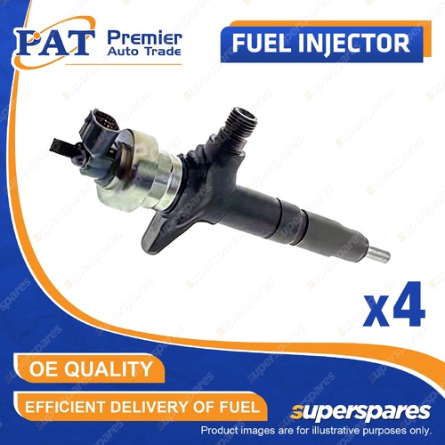 4 Pcs PAT Fuel Injectors for Isuzu D-MAX TFR TFS NLR200 NNR200 NLR250 3.0L 08-On