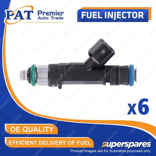 6 Pcs Fuel Injectors for Holden Commodore VN VP VR VS VT VX Berlina One Tonner