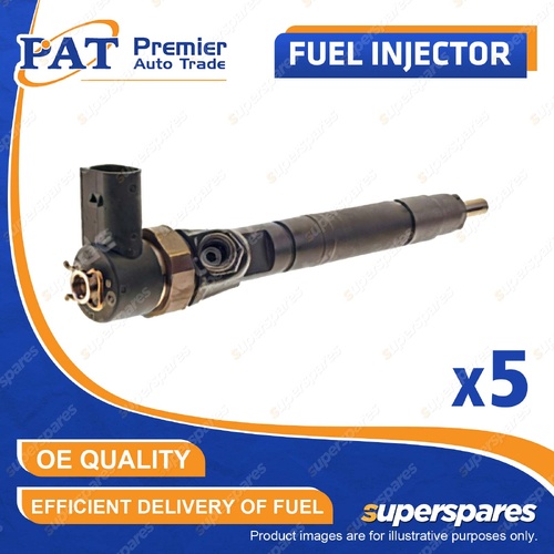 5 Pcs PAT Fuel Injectors for Mercedes Benz C270 S203 W203 2.7L 2000-2004