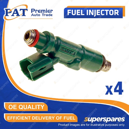 4 Pcs PAT Fuel Injectors for Toyota Prius NHW11 NHW20 Raum NCZ20 Vitz Platz IST