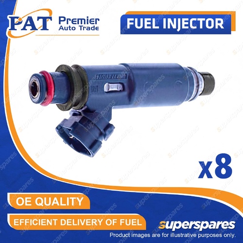 8 Pcs ICON Series PAT Fuel Injectors for Toyota Landcruiser UZJ100R 4.7L 98-07