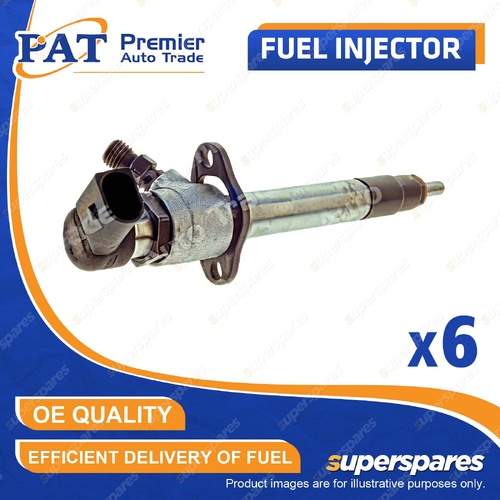 6 Pcs PAT Fuel Injectors for Land Rover Discovery Series 3 4 Range Rover Sport