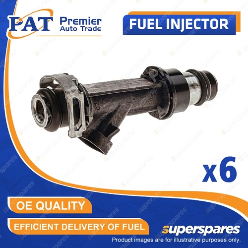6 Pcs PAT Fuel Injectors for Isuzu Wizard UER UES 3.2L 6VD1 02/1999-08/2002
