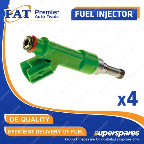 4 Pcs PAT Fuel Injectors for Lexus ES300h AVV60 NX300h AYZ10/15 RX270 AGL10