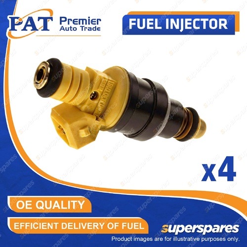 4 Pcs PAT Fuel Injectors for Hyundai Coupe FX SX Lantra J2 J3 1.6L 1.8L 95-01