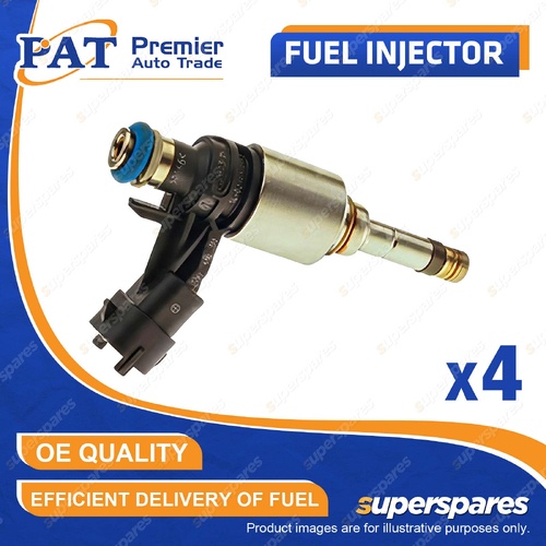 4 Pcs PAT Fuel Injectors for Kia Rio UB Soul AM 1.6L G4FD 4Cyl 2011-2023