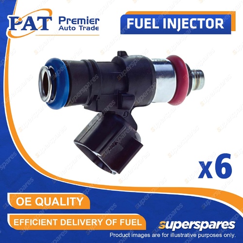 6 Pcs PAT Fuel Injectors for Mazda CX-9 TB 3.7L CA 11/2007-07/2016