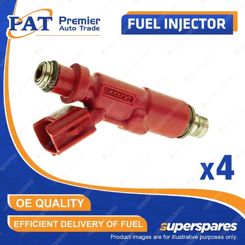 4 Pcs PAT Fuel Injectors for Daihatsu Sirion M101 Terios J102 YRV M201 1.3L