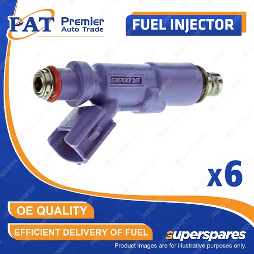 6 Pcs PAT Fuel Injectors for Toyota Altezza GXE15 2.0L 1G-FE 12/2001-07/2005