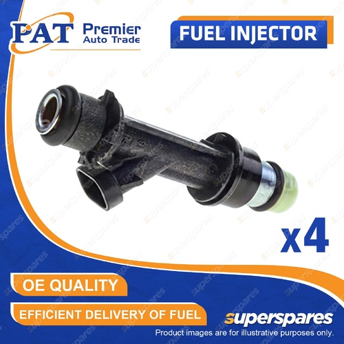 4 Pcs PAT Fuel Injectors for Daewoo Kalos T200 Lacetti J200 Nubira J100 J150