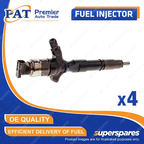 4 Pcs PAT Fuel Injectors for Toyota Hiace KDH201R KDH221R KDH223R 3.0L 2010-2019