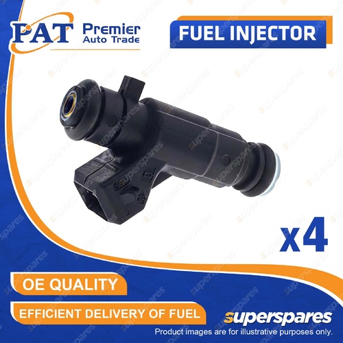 4 Pcs PAT Fuel Injectors for Great Wall V240 X240 2.4L 4G69S4N 09 - 16