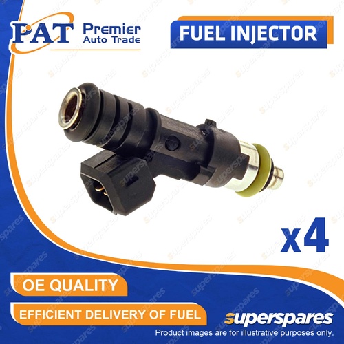 4 Pcs PAT Fuel Injectors for Ford Focus LV Fiesta WP WQ WS 1.4L 1.6L 98-11
