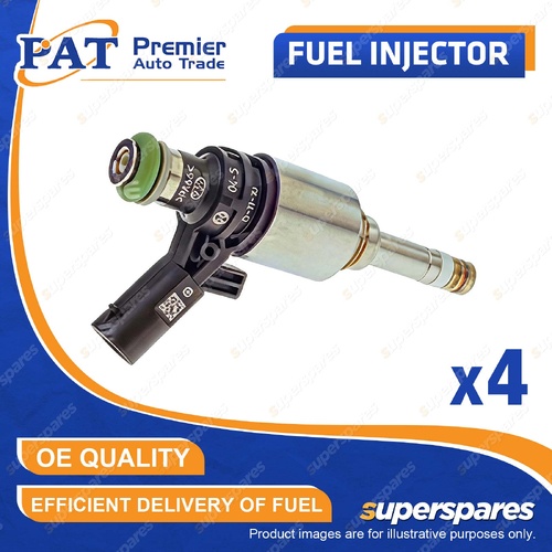 4 Pcs PAT Fuel Injectors for Audi A4 B8 A5 A6 C7 Q3 8U Q5 8R TT 8J 2.0L