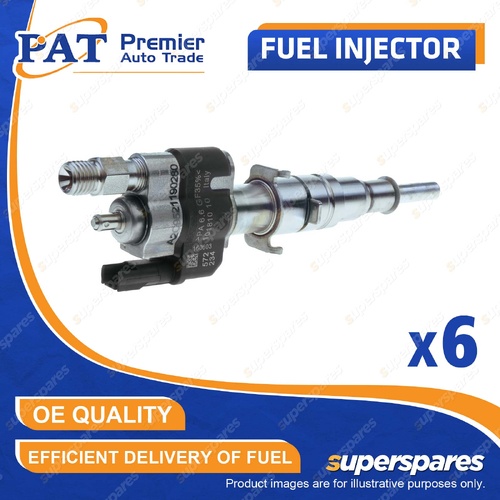 6 Pcs PAT Fuel Injectors for BMW 1 3 7 Series E82 E88 E90 E91 E92 E93 X6 Z4 E89
