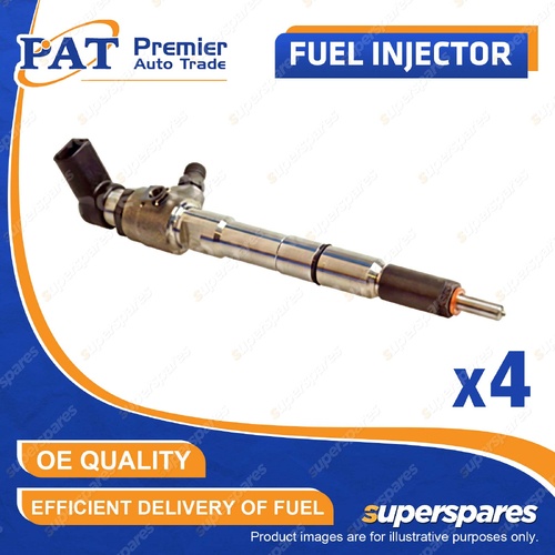 4 Pcs PAT Fuel Injectors for Skoda Octavia 1Z Rapid NH 1.6L CAYB CAYC I4 2010-On
