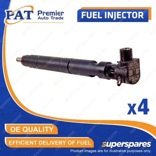 4 Pcs PAT Fuel Injectors for Hyundai H1 iLoad iMax TQ 2.5L D4CB I4 16V 2007-2021