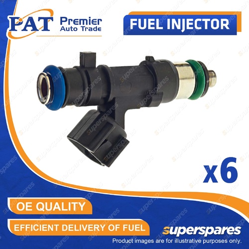 6 Pcs PAT Fuel Injectors for Chrysler 300C 300 Sebring 2.7L 3.5L EGG EER