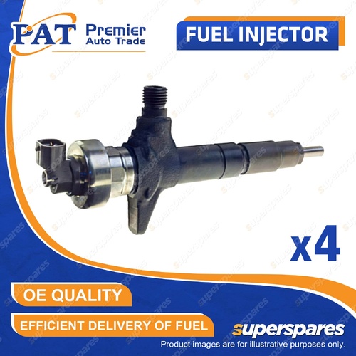 4 Pcs PAT Fuel Injectors for Isuzu D-MAX TFS TFR MU-X UCR UCS 3.0L 2012-2021