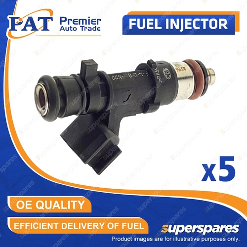 5 Pcs PAT Fuel Injectors for Ford Focus Mondeo XR5 Kuga TE 2.5L Turbo 2007-2023