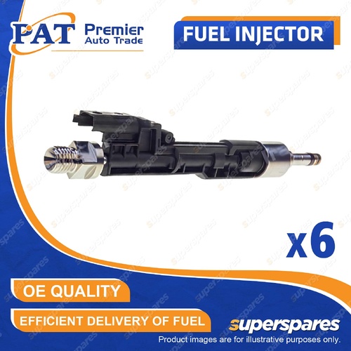 6 Pcs PAT Fuel Injectors for BMW Active Hybrid 3 F30 335i F30 F34 435i F32 F33