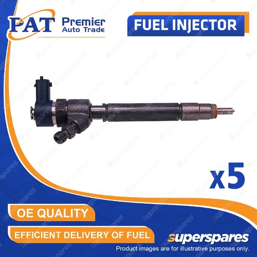 5 Pcs PAT Fuel Injectors for Volvo C30 S40 S80 V50 XC60 XC90 2.4L 2005-2015