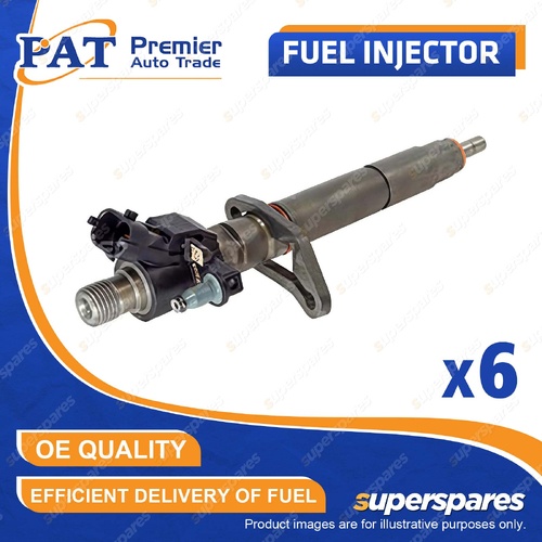 6 Pcs PAT Fuel Injectors for Citroen C5 X7 C6 3.0L DT20C V6 24V DOHC 2010-2014