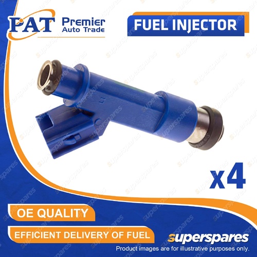 4 Pcs PAT Fuel Injectors for Toyota Vitz Platz NCP 91 131 Ractis Sienta Yaris
