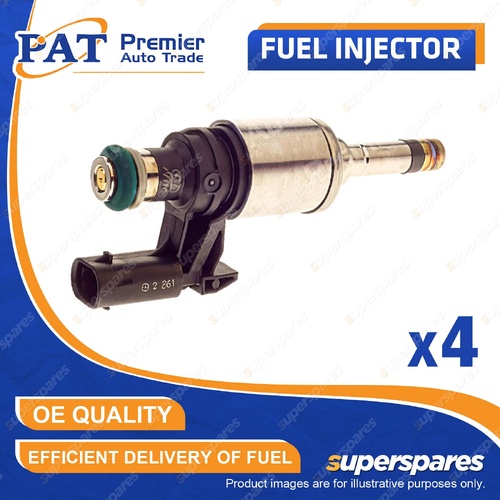 4 Pcs PAT Fuel Injectors for Volkswagen Golf Mk VII Polo 1.2L 1.4L 08/12-02/18