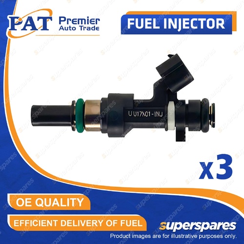 3 Pcs PAT Fuel Injectors for Nissan Micra March K13T K13N Note E12 1.2L HR12DE