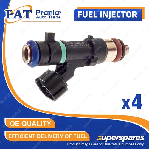 4 Pcs PAT Fuel Injectors for Nissan Elgrand E52 Murano Z51 X-Trail T31 2.5L