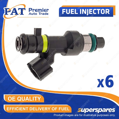 6 Pcs Fuel Injectors for Nissan Presage U31 Teana J31 3.5L VQ35DE 2003-2009