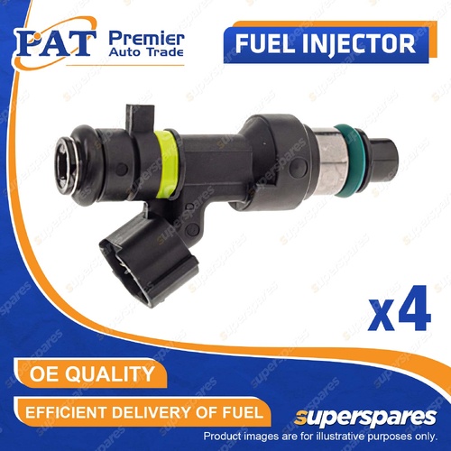 4 Pcs PAT Fuel Injectors for Nissan Murano Z50 Presage U30 U31 X-Trail T30 2.5L